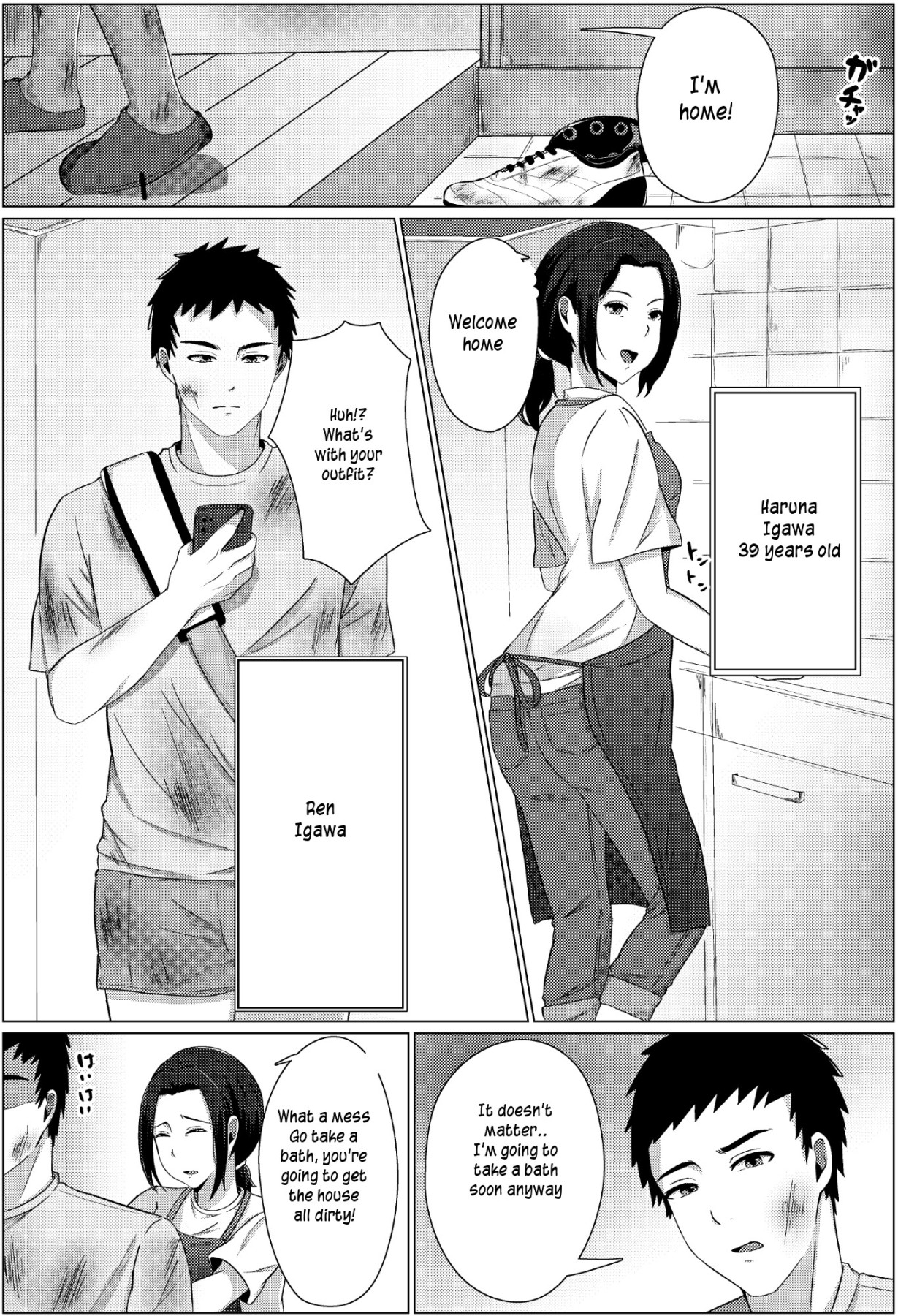 Hentai Manga Comic-Late Night Visit Leads Mother And Son To Marital Relations-Read-2